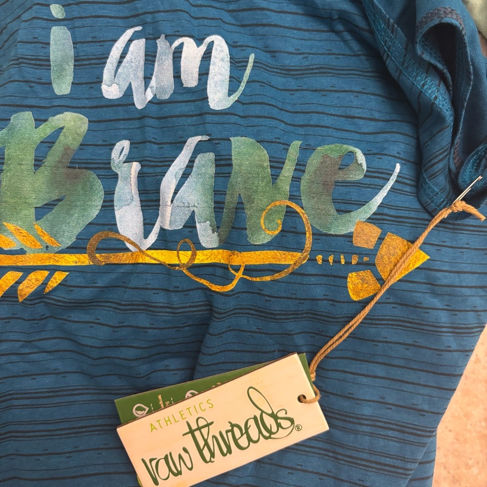Disney Inspired RawThreads Running Tank Top - I Am Brave - Picture 6 of 7
